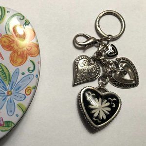 Brighton Multi-Heart Key chain